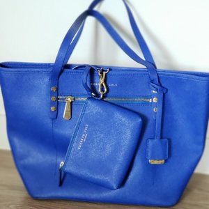 Blue Kenneth Cole Tote